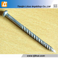 Q195 Material Electro Galvanizado Twisted Shank Pallet Nails